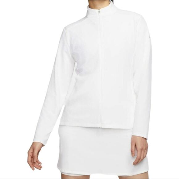 Nike Dri-FIT UV Victory Golf Jacket Women's Full Zip Lightweight Athletic White - Picture 1 of 14
